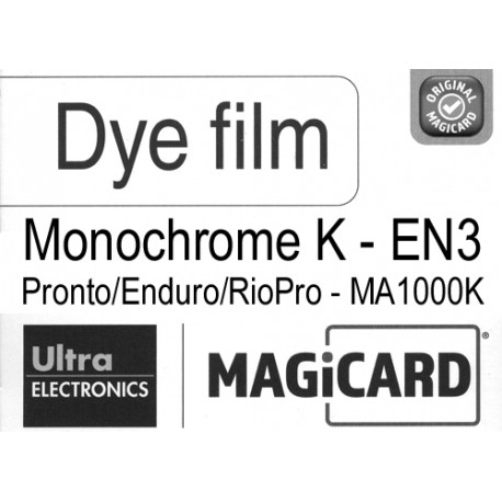 Film Magicard monochrome Noir EN3