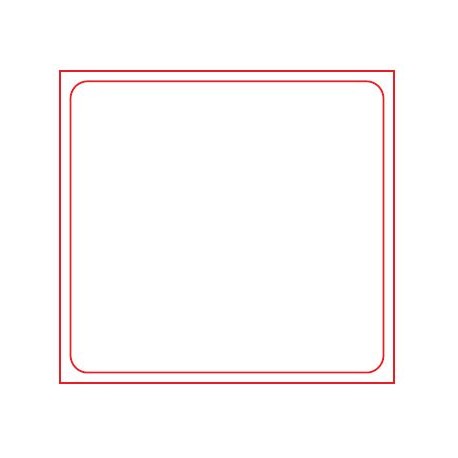 Tag PVC 58x54 mm