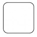 Lot de 100 tags PVC 22x22 mm