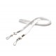 Cordons tube 12mm - blanc