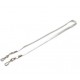 Cordons tube 12mm - blanc
