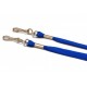 Cordons tube 12mm - bleu roi