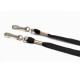Cordons tube 12mm - noir
