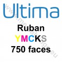 Ruban couleur YMCKS Magicard Ultima