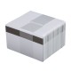 100 Cartes PVC blanches Premium avec piste LoCo - 86 x 54 mm