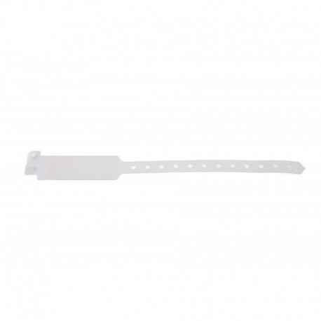 Bracelet hôpital Adulte blanc