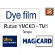 Film couleur YMCKO 250 cartes Magicard Tempo TM1