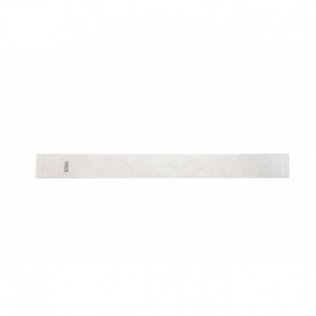 Bracelet tyvek 19mm blanc