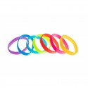 Lot de 100 Bracelets silicone sans marquage adulte