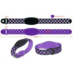 Bracelet en silicone bicolores