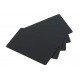 100 Cartes PVC Noires Mates