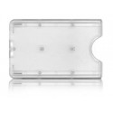 Porte carte rigide transparent