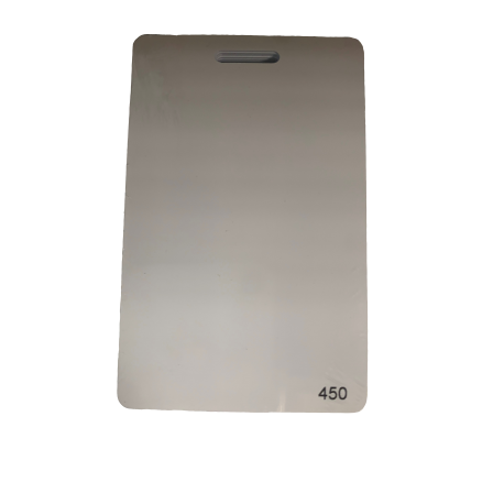 Carte PVC blanche Mifare 1K avec perfo + numérotation
